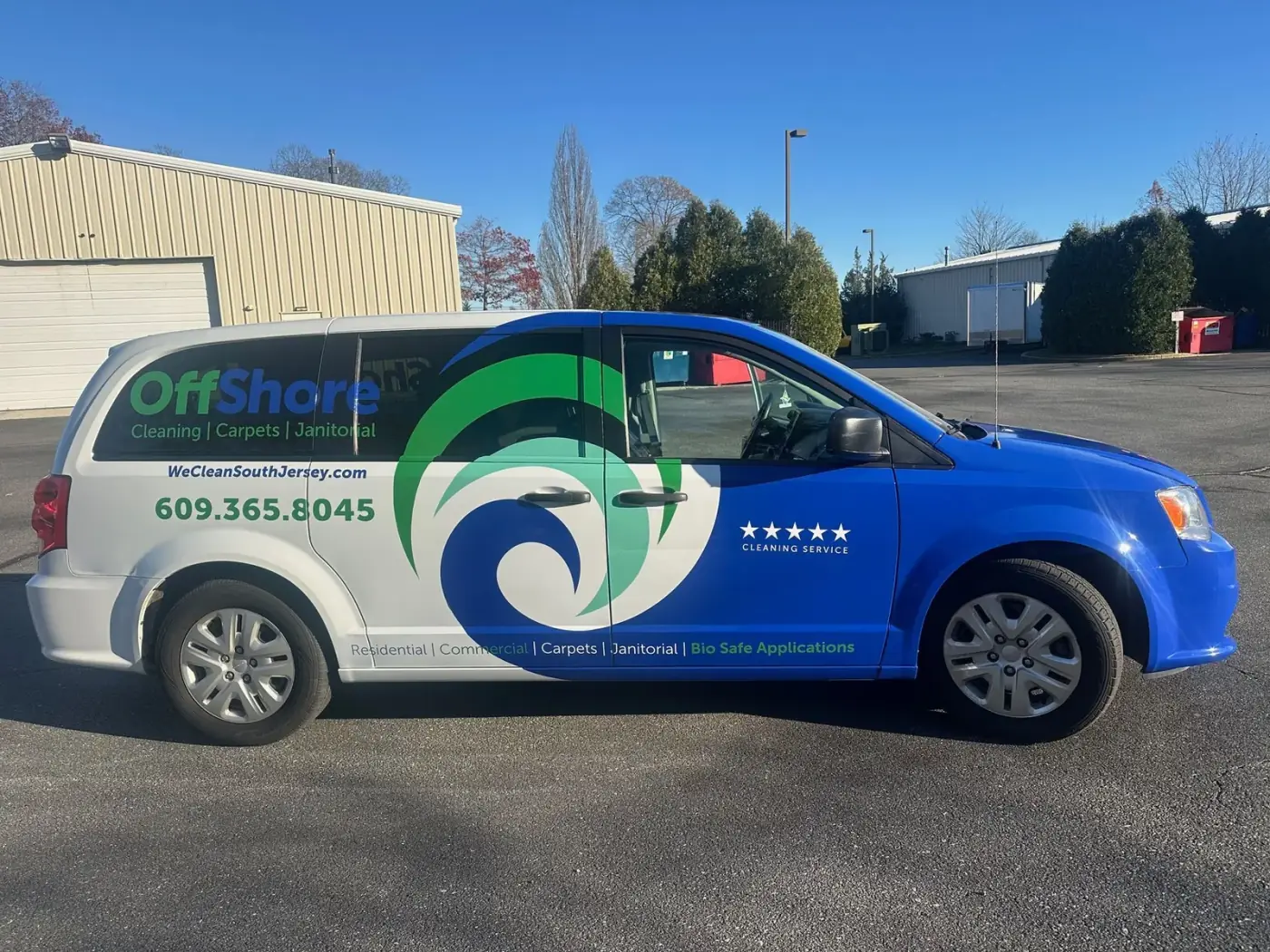 Offshore Cleaning branded service van